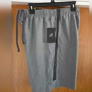 Men's Al1ve 9 Inch Shorts Gray Chambray  Shorts Large